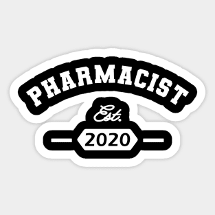 Pharmacist Est. 2020 Sticker